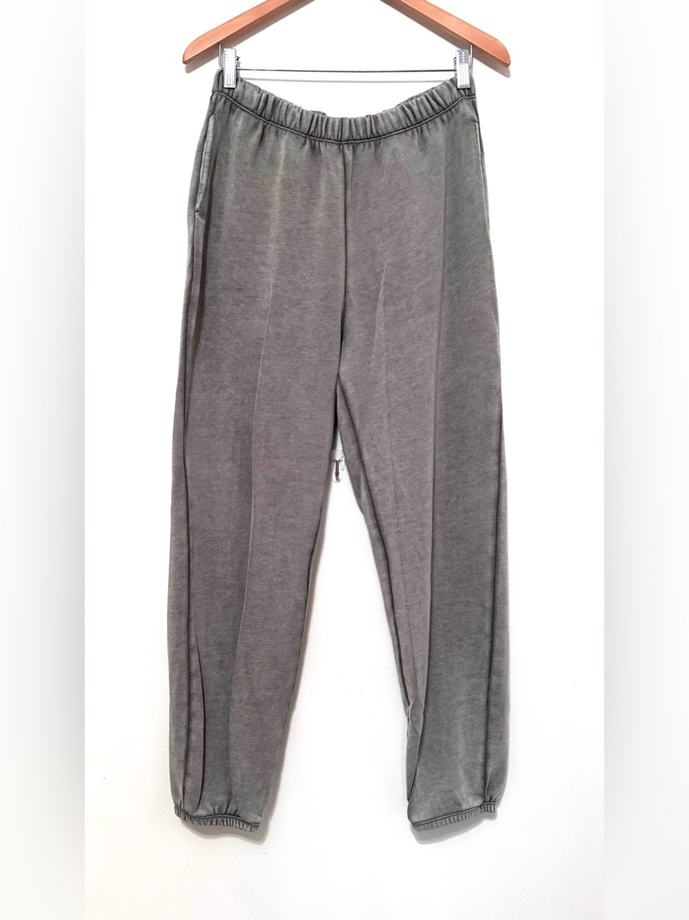 aerie Washed Out Sage Green Elastic Waist Jogger Pants w/ Pockets- Medium